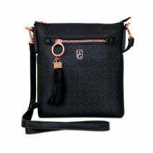 The Chelsea Cross Body Pouch Bag in Black